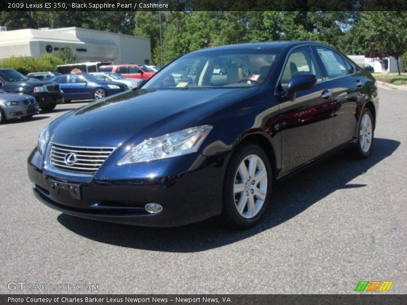 Black Sapphire Pearl / Cashmere 2009 Lexus ES 350