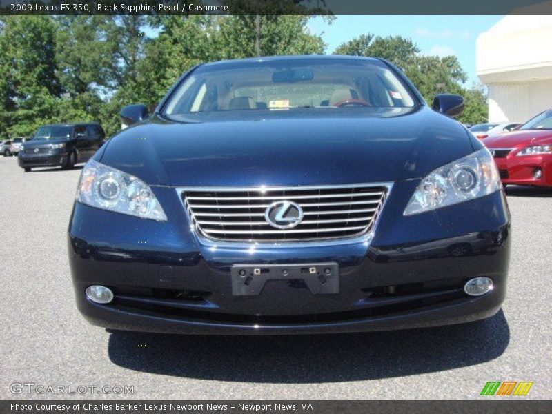 Black Sapphire Pearl / Cashmere 2009 Lexus ES 350