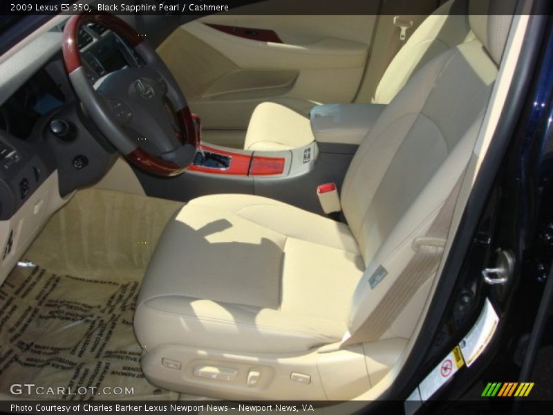 Black Sapphire Pearl / Cashmere 2009 Lexus ES 350