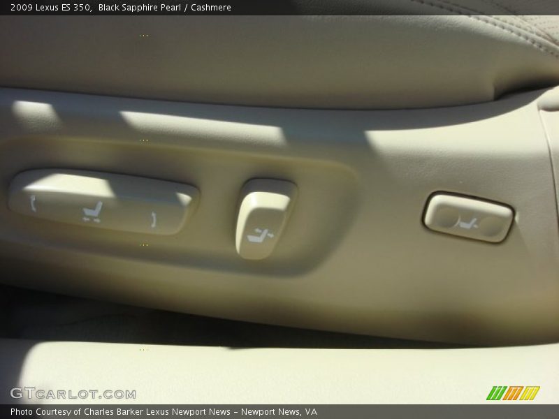 Black Sapphire Pearl / Cashmere 2009 Lexus ES 350