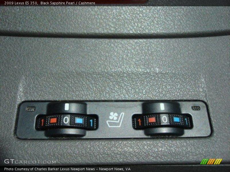 Black Sapphire Pearl / Cashmere 2009 Lexus ES 350