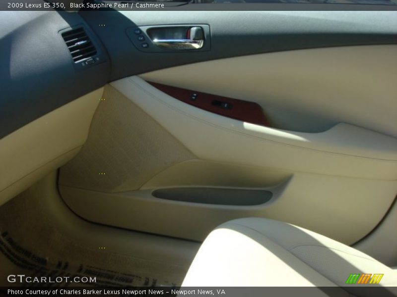 Black Sapphire Pearl / Cashmere 2009 Lexus ES 350