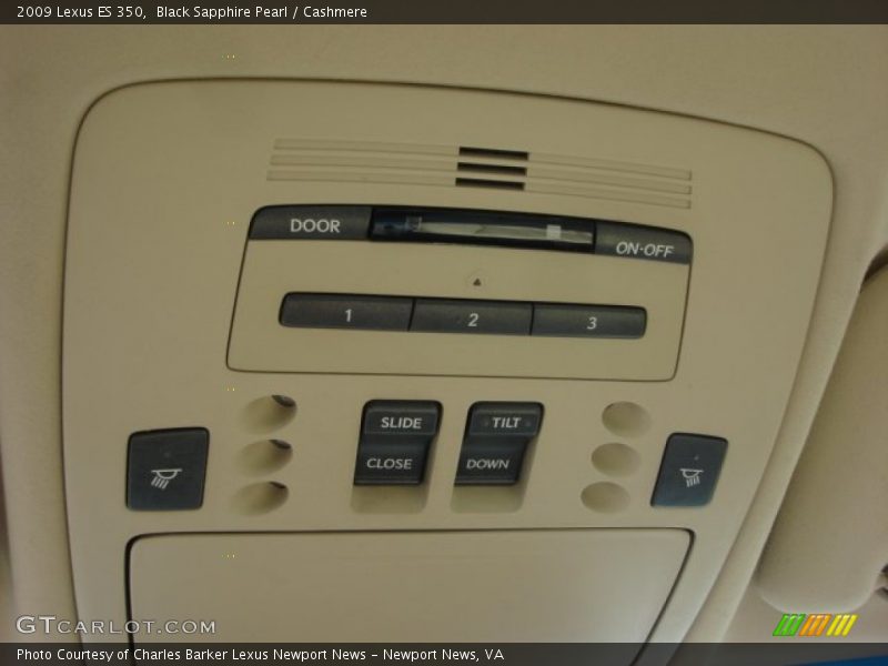 Black Sapphire Pearl / Cashmere 2009 Lexus ES 350