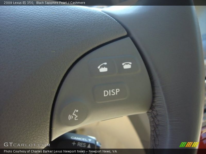 Black Sapphire Pearl / Cashmere 2009 Lexus ES 350