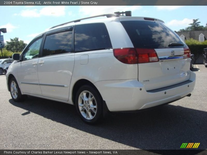Arctic Frost White Pearl / Stone Gray 2004 Toyota Sienna XLE