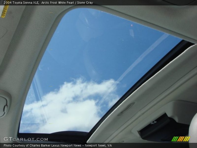 Arctic Frost White Pearl / Stone Gray 2004 Toyota Sienna XLE