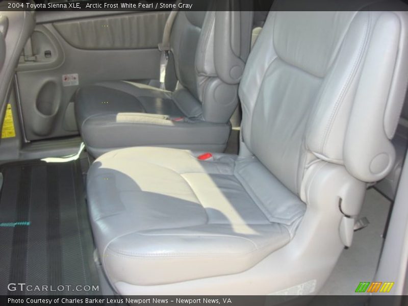 Arctic Frost White Pearl / Stone Gray 2004 Toyota Sienna XLE