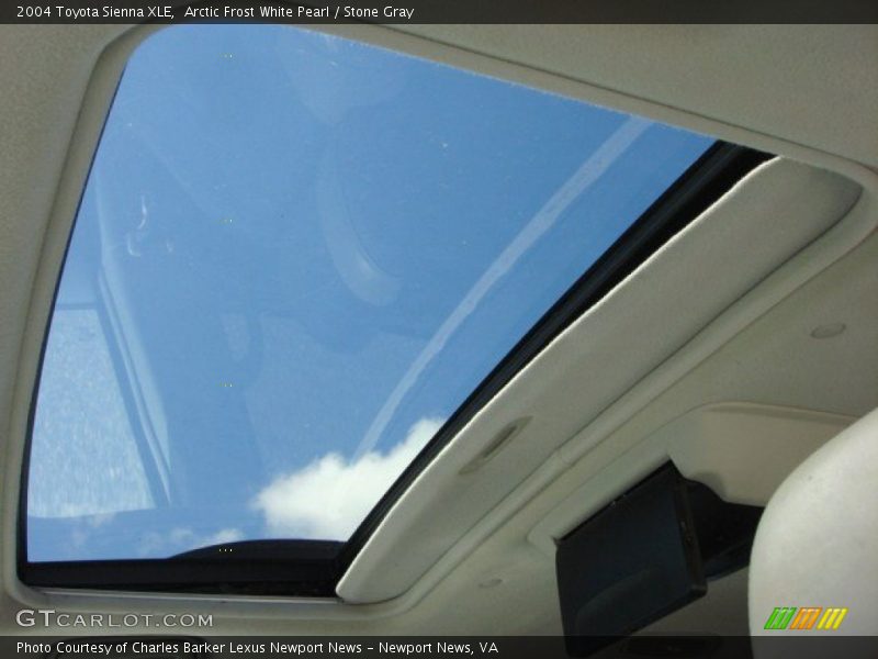 Arctic Frost White Pearl / Stone Gray 2004 Toyota Sienna XLE