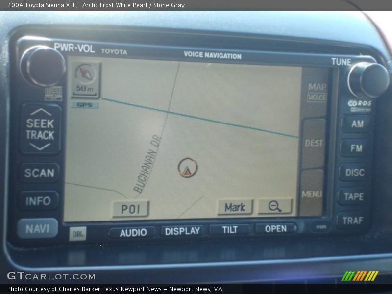 Arctic Frost White Pearl / Stone Gray 2004 Toyota Sienna XLE