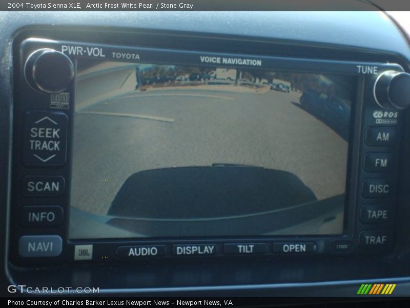 Arctic Frost White Pearl / Stone Gray 2004 Toyota Sienna XLE