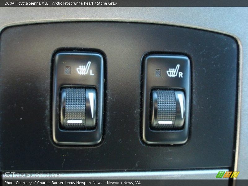 Arctic Frost White Pearl / Stone Gray 2004 Toyota Sienna XLE