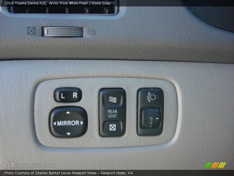Arctic Frost White Pearl / Stone Gray 2004 Toyota Sienna XLE