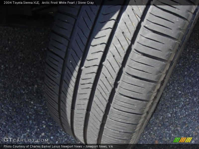 Arctic Frost White Pearl / Stone Gray 2004 Toyota Sienna XLE