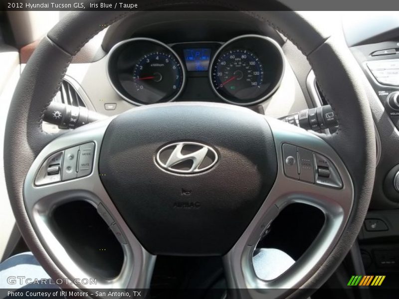 Iris Blue / Taupe 2012 Hyundai Tucson GLS