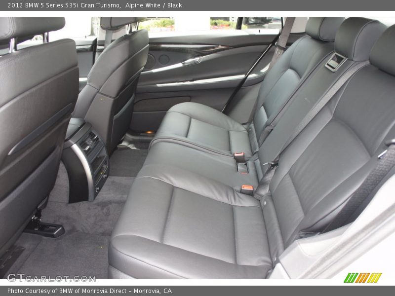 Alpine White / Black 2012 BMW 5 Series 535i Gran Turismo