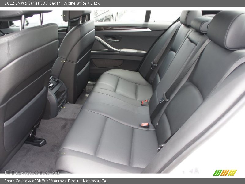 Alpine White / Black 2012 BMW 5 Series 535i Sedan