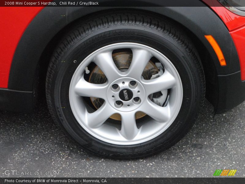 Chili Red / Grey/Black 2008 Mini Cooper S Hardtop