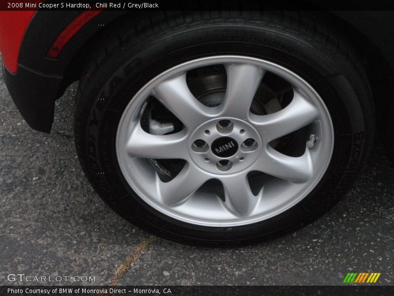 Chili Red / Grey/Black 2008 Mini Cooper S Hardtop