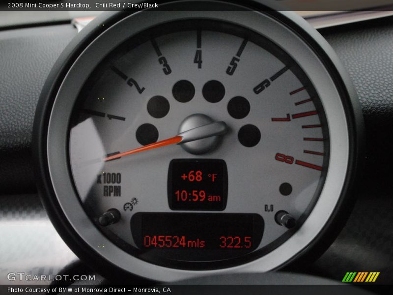 Chili Red / Grey/Black 2008 Mini Cooper S Hardtop
