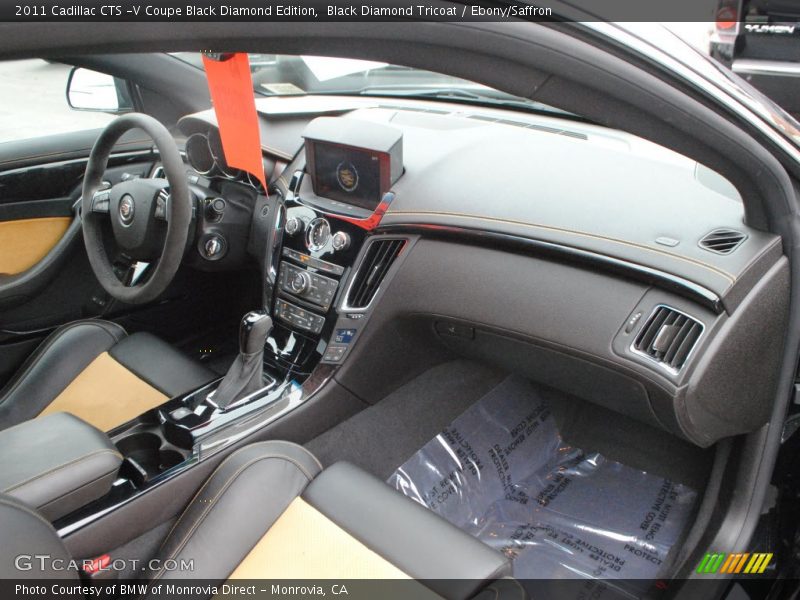 Dashboard of 2011 CTS -V Coupe Black Diamond Edition
