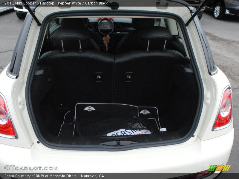 Pepper White / Carbon Black 2011 Mini Cooper S Hardtop