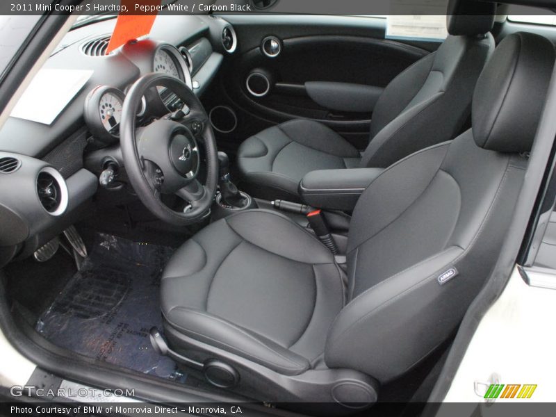  2011 Cooper S Hardtop Carbon Black Interior
