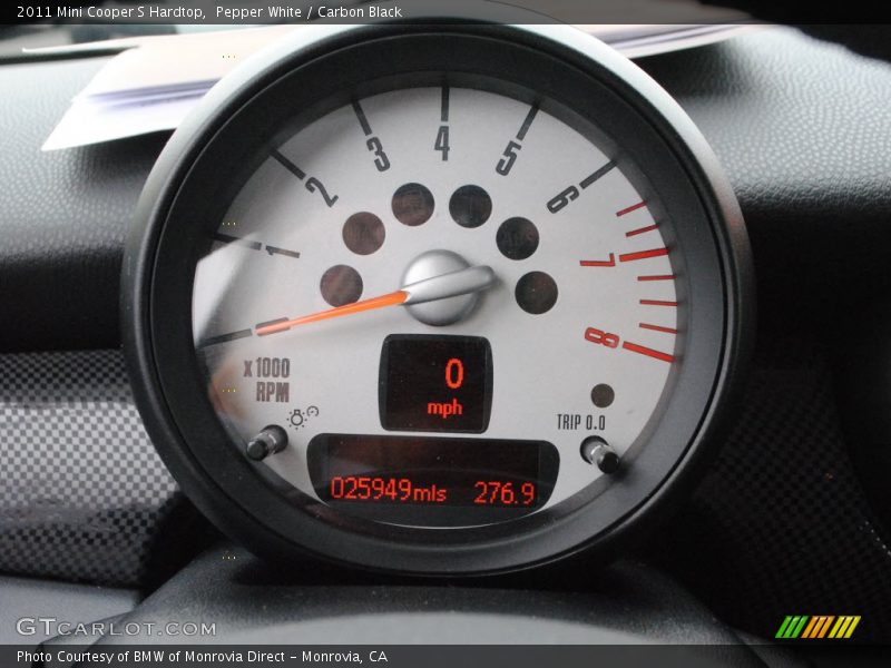  2011 Cooper S Hardtop S Hardtop Gauges