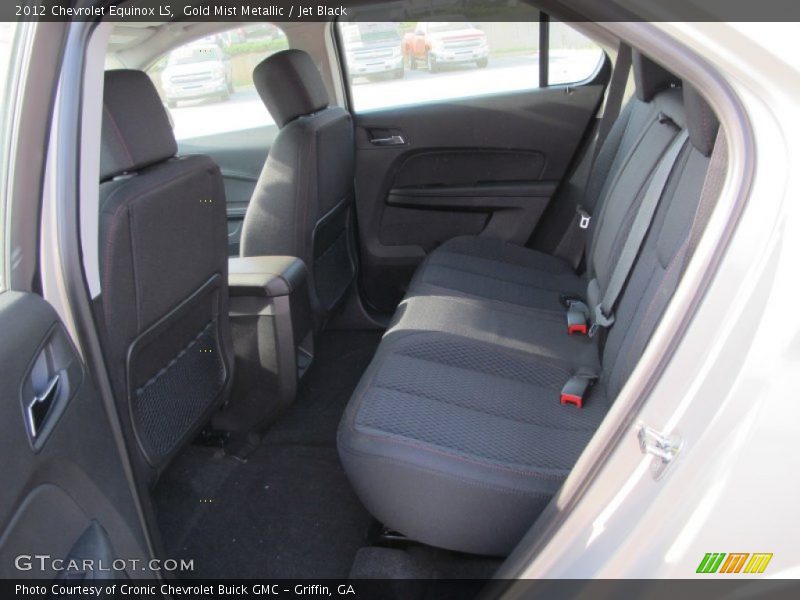 Gold Mist Metallic / Jet Black 2012 Chevrolet Equinox LS