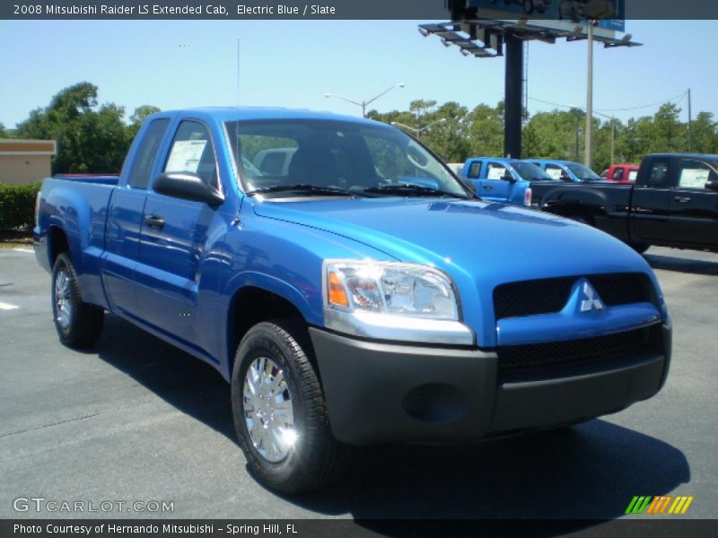 Electric Blue / Slate 2008 Mitsubishi Raider LS Extended Cab