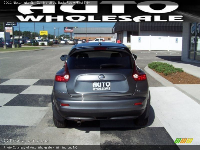 Gun Metallic / Black/Red w/Red Trim 2011 Nissan Juke SL
