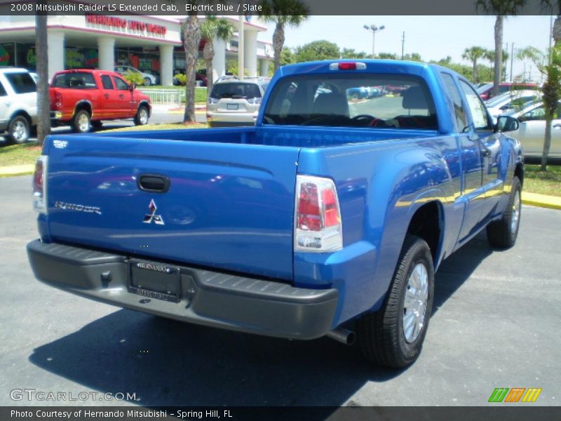 Electric Blue / Slate 2008 Mitsubishi Raider LS Extended Cab