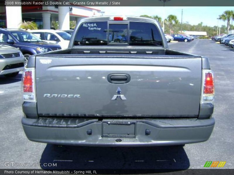 Granite Gray Metallic / Slate 2008 Mitsubishi Raider LS Double Cab
