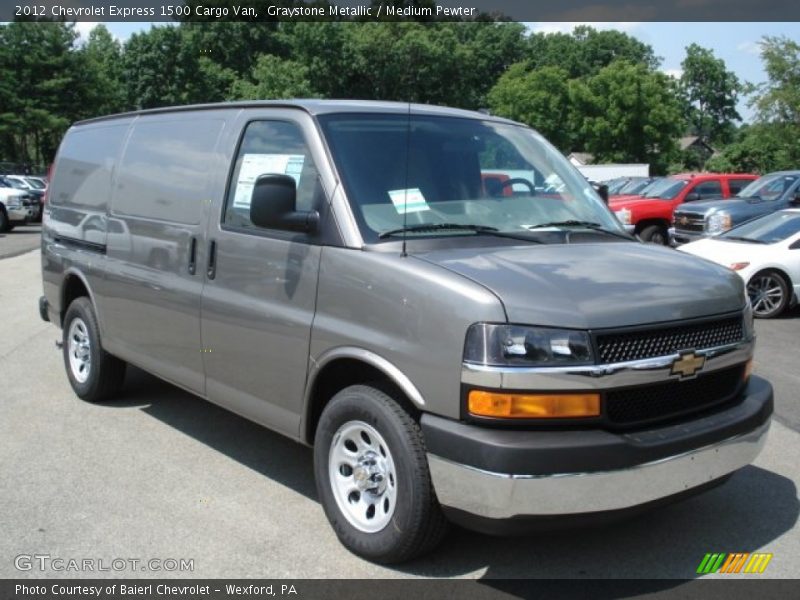 Graystone Metallic / Medium Pewter 2012 Chevrolet Express 1500 Cargo Van