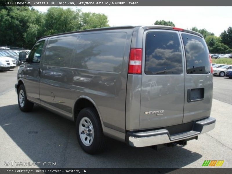 Graystone Metallic / Medium Pewter 2012 Chevrolet Express 1500 Cargo Van