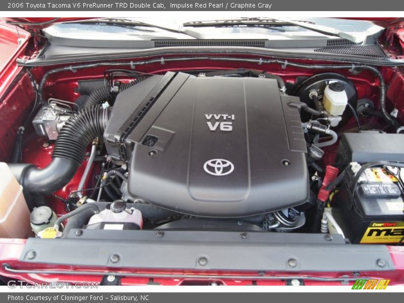 Impulse Red Pearl / Graphite Gray 2006 Toyota Tacoma V6 PreRunner TRD Double Cab