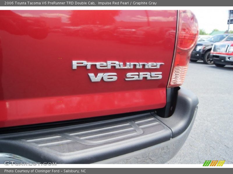 Impulse Red Pearl / Graphite Gray 2006 Toyota Tacoma V6 PreRunner TRD Double Cab