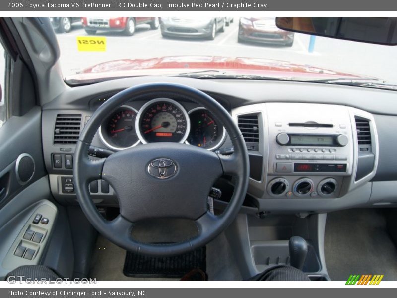 Impulse Red Pearl / Graphite Gray 2006 Toyota Tacoma V6 PreRunner TRD Double Cab