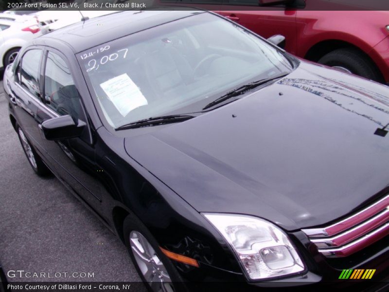 Black / Charcoal Black 2007 Ford Fusion SEL V6