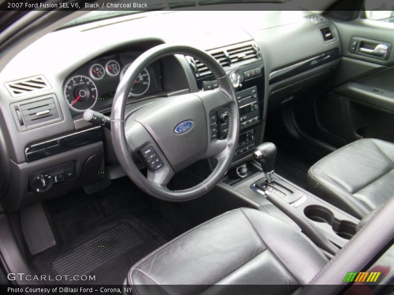 Black / Charcoal Black 2007 Ford Fusion SEL V6