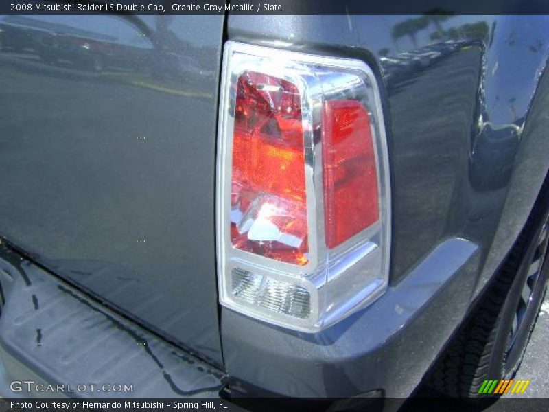 Granite Gray Metallic / Slate 2008 Mitsubishi Raider LS Double Cab