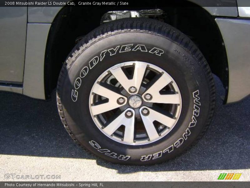 Granite Gray Metallic / Slate 2008 Mitsubishi Raider LS Double Cab