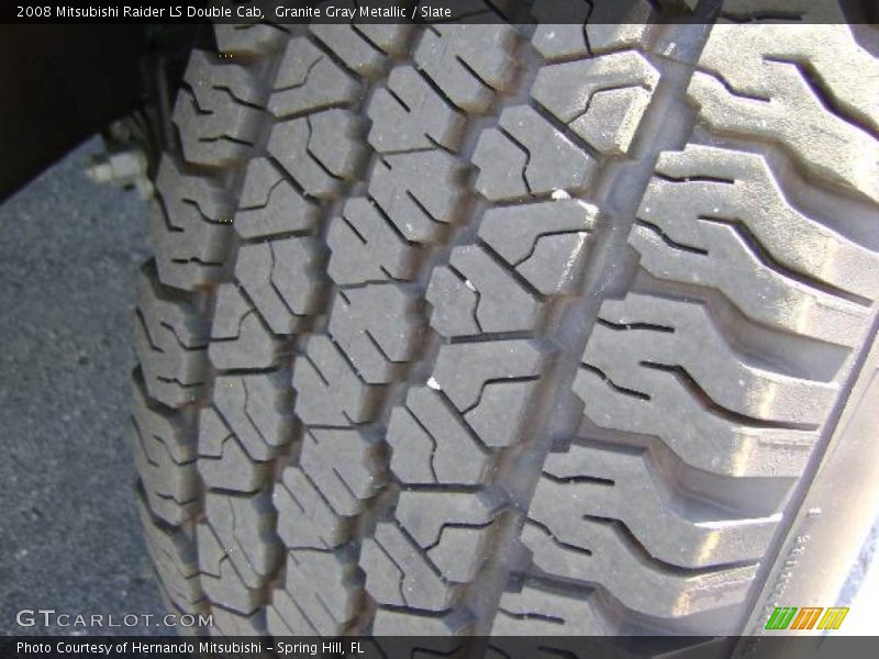 Granite Gray Metallic / Slate 2008 Mitsubishi Raider LS Double Cab