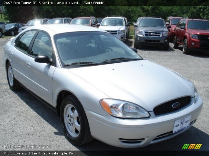 Silver Frost Metallic / Medium/Dark Pebble 2007 Ford Taurus SE