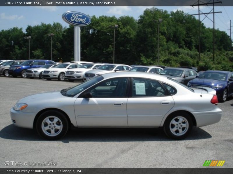 Silver Frost Metallic / Medium/Dark Pebble 2007 Ford Taurus SE