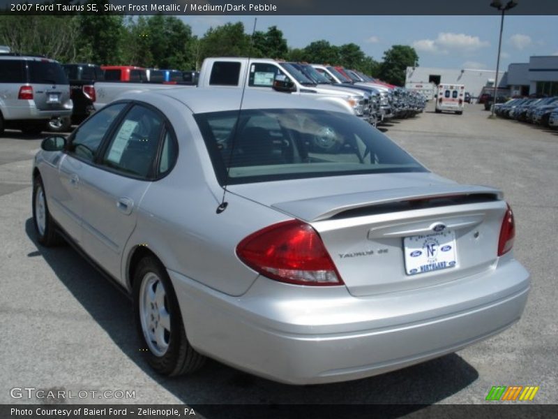 Silver Frost Metallic / Medium/Dark Pebble 2007 Ford Taurus SE