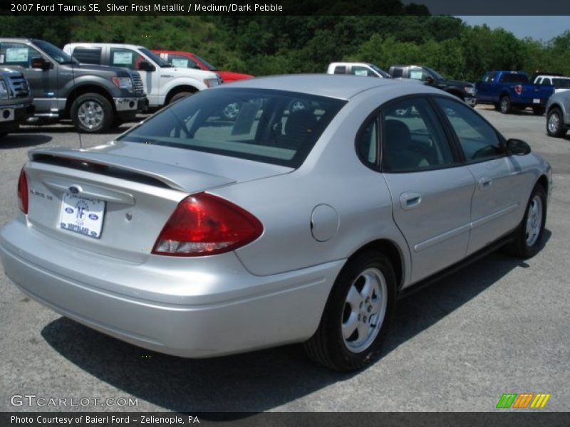Silver Frost Metallic / Medium/Dark Pebble 2007 Ford Taurus SE