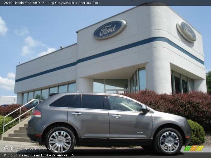 Sterling Grey Metallic / Charcoal Black 2010 Lincoln MKX AWD