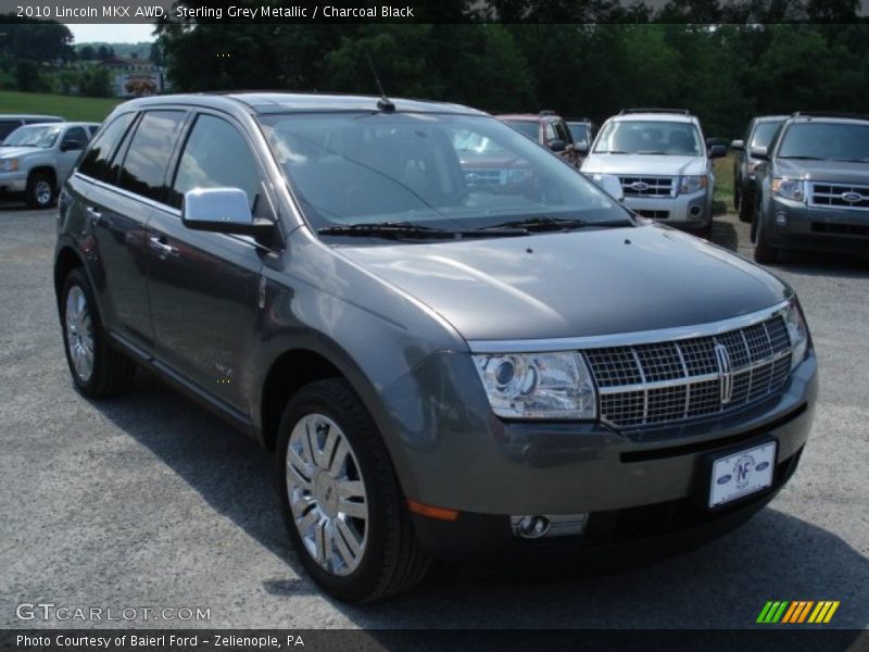 Sterling Grey Metallic / Charcoal Black 2010 Lincoln MKX AWD