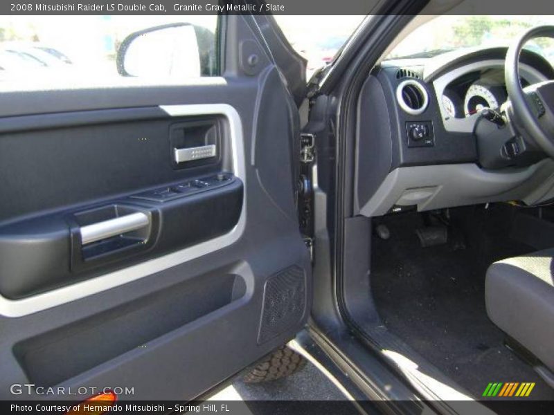 Granite Gray Metallic / Slate 2008 Mitsubishi Raider LS Double Cab