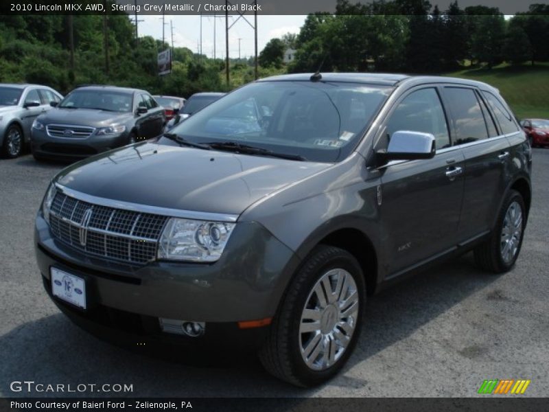 Sterling Grey Metallic / Charcoal Black 2010 Lincoln MKX AWD
